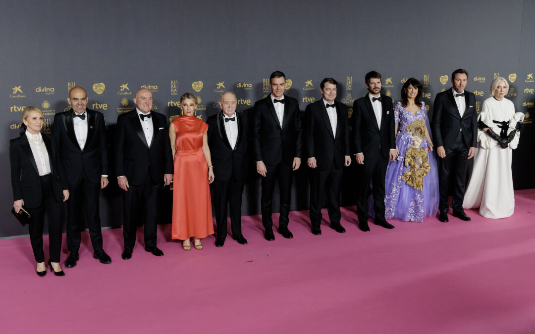 Mañueco asiste a la Gala de entrega de los Premios Goya en Valladolid